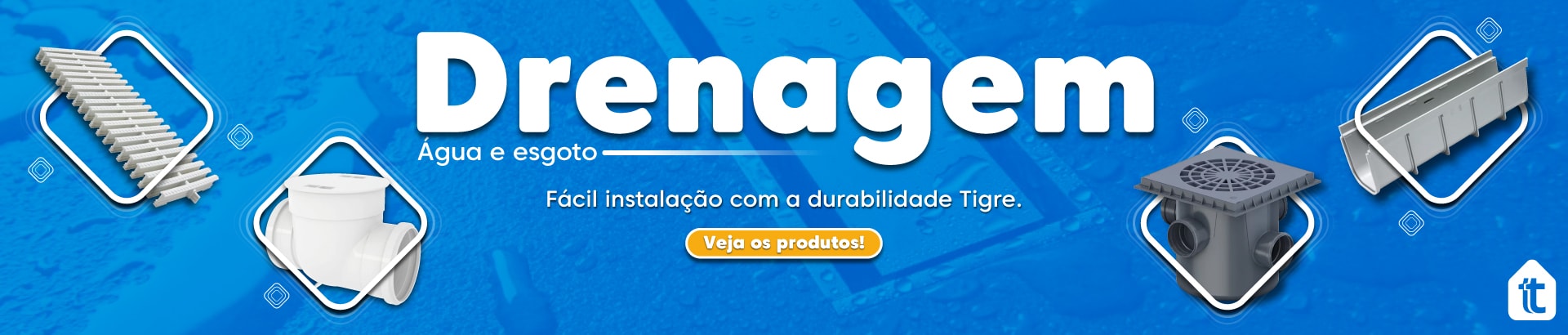 Banner - Drenagem de água e esgoto