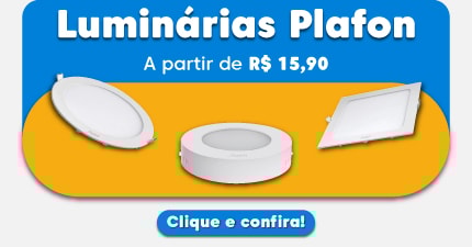 Banner Luminárias Plafon