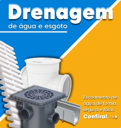 Banner Drenagem de Água e Esgoto