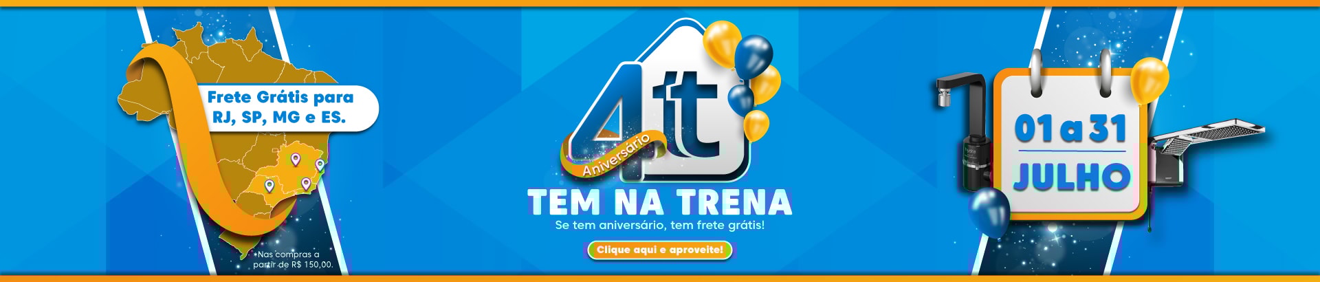 Banner - Aniversário Tem na Trena