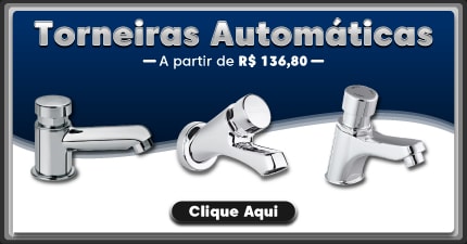 Banner Torneiras Automáticas