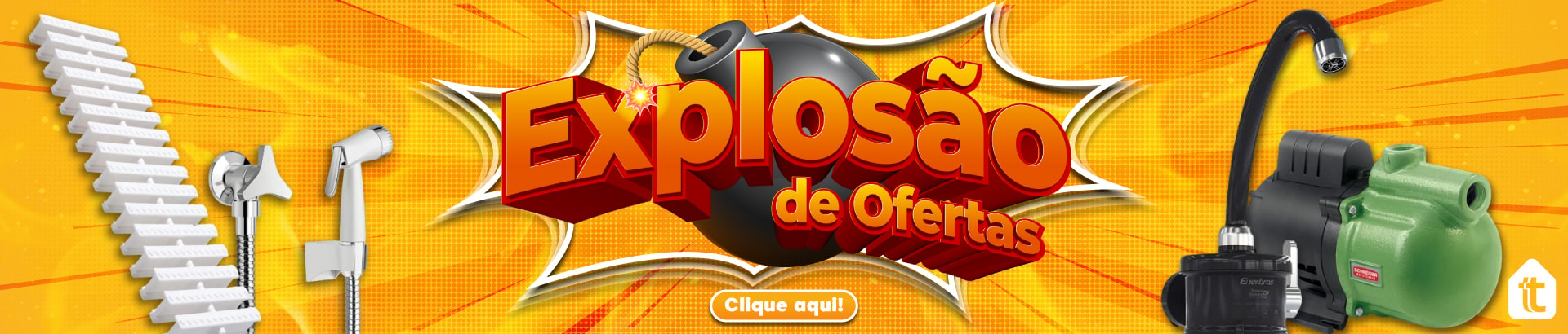 Banner - Explosão de Ofertas