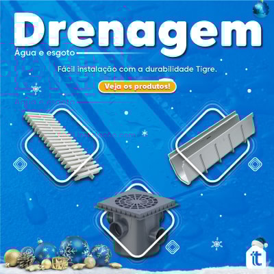 Banner - Drenagem de água e esgoto