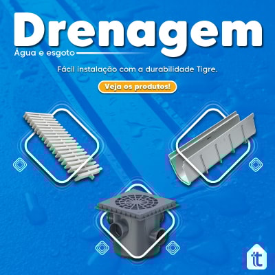 Banner - Drenagem de água e esgoto