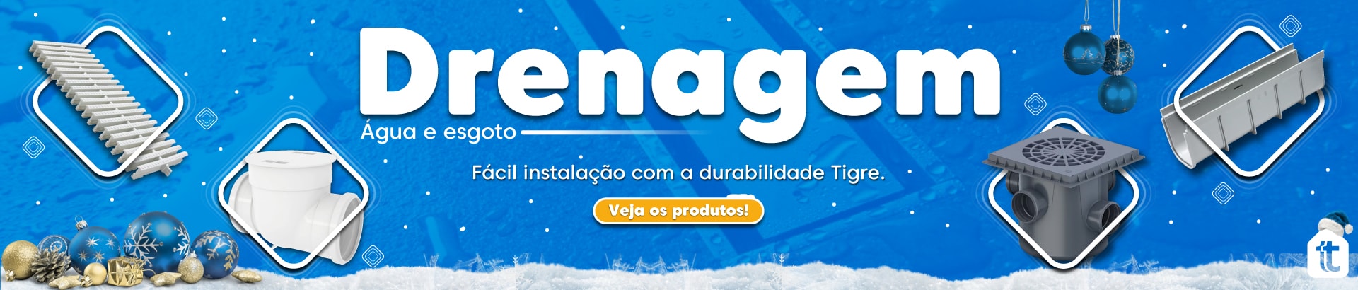 Banner - Drenagem de água e esgoto