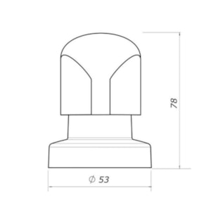 Acabamento de Registro Ella 1/2'' e 3/4'' para Base Fabrimar - Tigre Metais