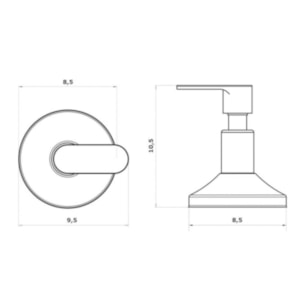 Acabamento de Registro Exacta 1/2'' e 3/4'' para Base Fabrimar