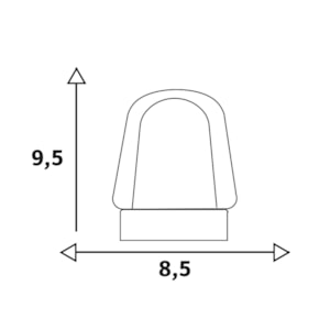 Acabamento de Registro Image 1.1/4'' e 1.1/2'' para Base Fabrimar