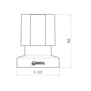 Acabamento de Registro Petra Universal 1/2'' 3/4'' e 1'' Fabrimar