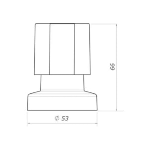 Acabamento de Registro Petra Universal 1/2'' 3/4'' e 1'' Fabrimar
