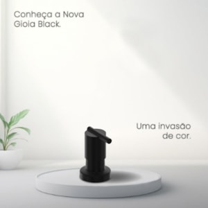 Acabamento de Registro Universal 1/2'', 3/4'' e 1'' Nova Gioia Black Fabrimar