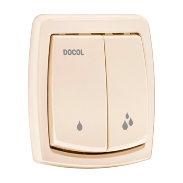 Acabamento para Válvula de Descarga Docol Salvágua Box Bege
