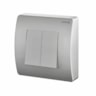 Acabamento Válvula de Descarga Flux Cinza para Nova Base Fabrimar