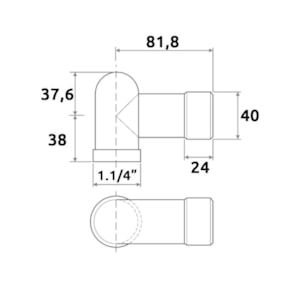 Adaptador para Máquina de Lavar Roupa 26913519 Tigre