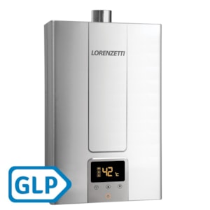 Aquecedor a Gás Digital de Inox Lorenzetti LZ 1600DE-I 15,0 L/min GLP