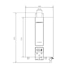 Aquecedor a Gás Digital de Inox Lorenzetti LZ 1600DE-I 15,0 L/min GN (Gás Natural)