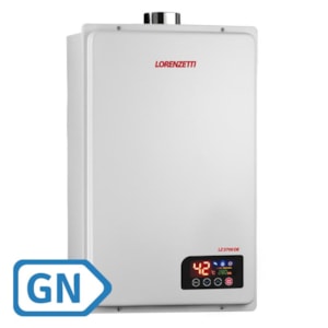 Aquecedor a Gás Digital Lorenzetti LZ 3700DE 37,0 L/min GN (Gás Natural)