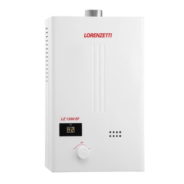 Aquecedor a Gás Lorenzetti LZ 1500EF 15,0 L/min GN (Gás Natural)