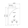 Aquecedor a Gás Lorenzetti LZ 1600N 15,0 L/min GLP