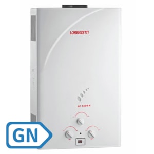 Aquecedor a Gás Lorenzetti LZ 1600N 15,0 L/min GN (Gás Natural)