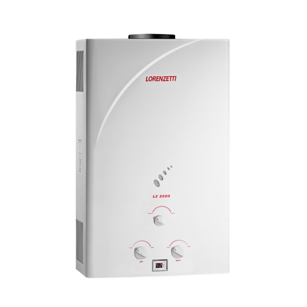 Aquecedor a Gás Lorenzetti LZ 2000 20,0 L/min GN (Gás Natural)