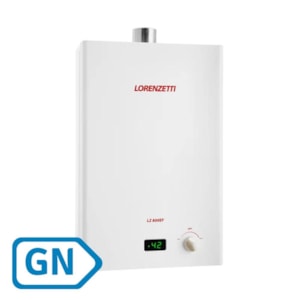 Aquecedor a Gás Lorenzetti LZ 800EF-B 8,0 L/min GN (Gás Natural)