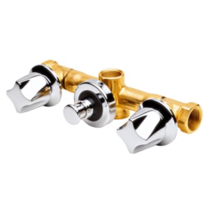 Base Misturador Selecta para Box e Banheira 2216 Fabrimar - Tigre Metais
