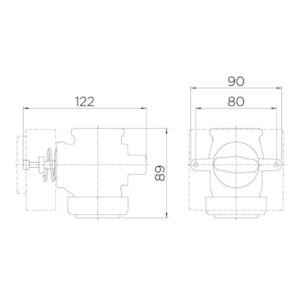 Base para Válvula de Descarga Docol 1.1/4 DN32
