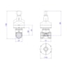 Base Registro de Gaveta 4509 1/2'' Deca
