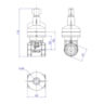 Base Registro de Gaveta 4509 3/4'' Deca