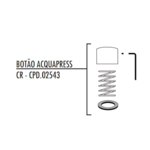Botão Acquapress 2543 Fabrimar