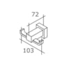 Cabide Duplo Flat 5090 Fabrimar