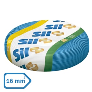 Cabo Flexível 16mm² SIL 750V 100MT