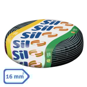 Cabo Flexível 16mm² SIL 750V 100MT