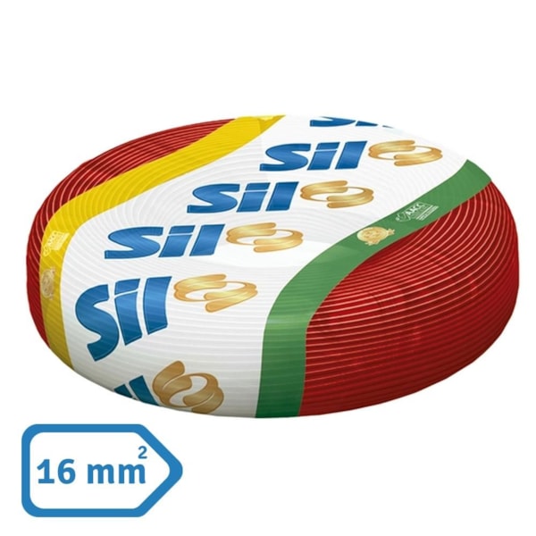 Cabo Flexível 16mm² SIL 750V 100MT