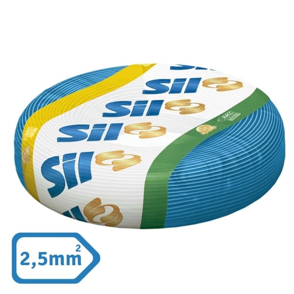 Cabo Flexível 2,5mm² SIL 750V 100MT