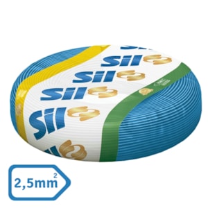 Cabo Flexível 2,5mm² SIL 750V 100MT