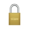Cadeado 20mm Zamac Latonado Stam