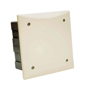 Caixa de Passagem Elétrica Embutir PVC 12 x 12 x 7,5 Cemar 