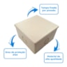 Caixa De Passagem Elétrica Externa Sobrepor 12 x 12 x 7,5 Cemar