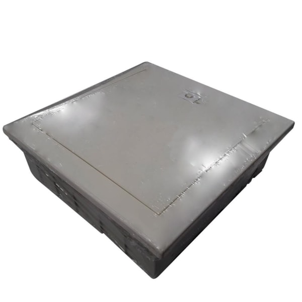 Caixa de Telefone Em PVC Embutir 30x30x9 Branco Cemar R.910402