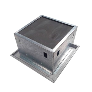 Caixa Telefone Metálica Embutir 20x20 Cemar R.900402