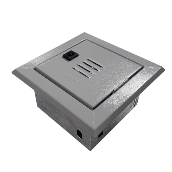 Caixa Telefone Metálica Embutir 20x20 Cemar R.900402