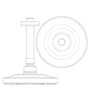 Chuveiro de Teto Geribá 1990 Fabrimar