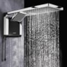 Chuveiro Elétrico Acqua Duo Ultra Preto e Cromado Lorenzetti