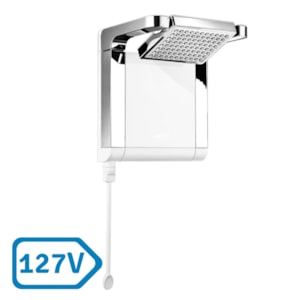 Chuveiro Elétrico Acqua Star Ultra Branco e Cromado Lorenzetti 127V 5500W