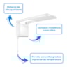 Chuveiro Elétrico Acqua Storm Ultra Branco Lorenzetti 127V 5500W