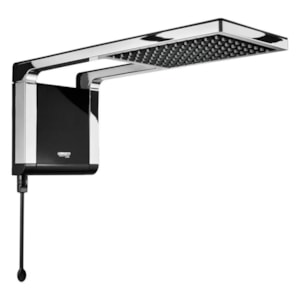 Chuveiro Elétrico Acqua Storm Ultra Preto e Cromado Lorenzetti 127V 5500W