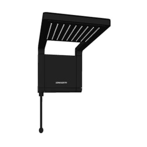 Chuveiro Elétrico Ducha Acqua Storm Ultra Preto Lorenzetti 127V 5500W