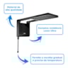 Chuveiro Elétrico Ducha Acqua Storm Ultra Preto Lorenzetti 127V 5500W